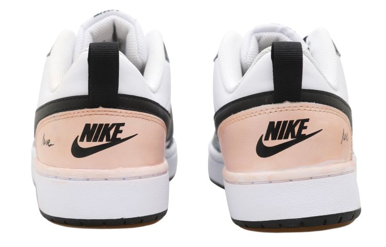 Shop 나이키 커스텀 코트 보로우 로우 2 '모카 블랙 화이트' BQ5448-104(Team拾玖-微苦摩卡女S-BOX)