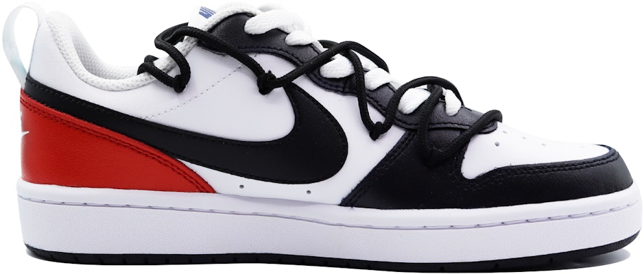 【定制球鞋】 Nike Court Borough Low 2 雲遊 休閒 黑曜石 低幫 板鞋 GS 白藍紅 Order 【定制球鞋】 Nike Court Borough Low 2 雲遊 休閒 黑曜石 低幫 板鞋 GS 白藍紅