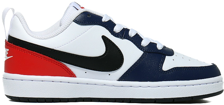 【訂製球鞋】Nike Court Borough Low 2 熊貓小紅花 萌寵出擊 休閒 黑曜石 防滑耐磨 低筒 板鞋 GS 白藍紅 Order 【訂製球鞋】Nike Court Borough Low 2 熊貓小紅花 萌寵出擊 休閒 黑曜石 防滑耐磨 低筒 板鞋 GS 白藍紅
