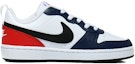 Order 【訂製球鞋】Nike Court Borough Low 2 熊貓小紅花 萌寵出擊 休閒 黑曜石 防滑耐磨 低筒 板鞋 GS 白藍紅