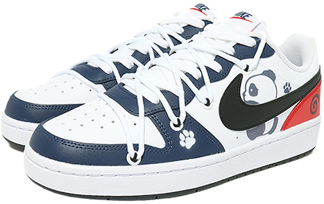 【定製球鞋】 Nike Court Borough Low 2 慵懶熊貓 萌寵出擊 休閒 黑曜岩 低筒 板鞋 GS 白藍紅 Lookbook 【定製球鞋】 Nike Court Borough Low 2 慵懶熊貓 萌寵出擊 休閒 黑曜岩 低筒 板鞋 GS 白藍紅