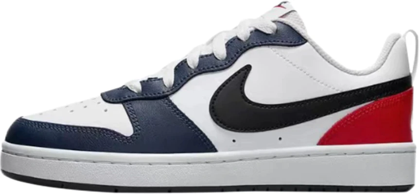 【定制球鞋】 Nike Court Borough Low 2 雲遊 休閒 黑曜石 低幫 板鞋 GS 白藍紅 Details for 【定制球鞋】 Nike Court Borough Low 2 雲遊 休閒 黑曜石 低幫 板鞋 GS 白藍紅
