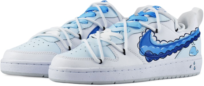 나이키 코트 보로우 로우 2 '오션 블루 웨일' (커스텀) BQ5448-100(TeamD-GS款海洋蓝鲸) Lookbook 나이키 코트 보로우 로우 2 '오션 블루 웨일' (커스텀) BQ5448-100(TeamD-GS款海洋蓝鲸)