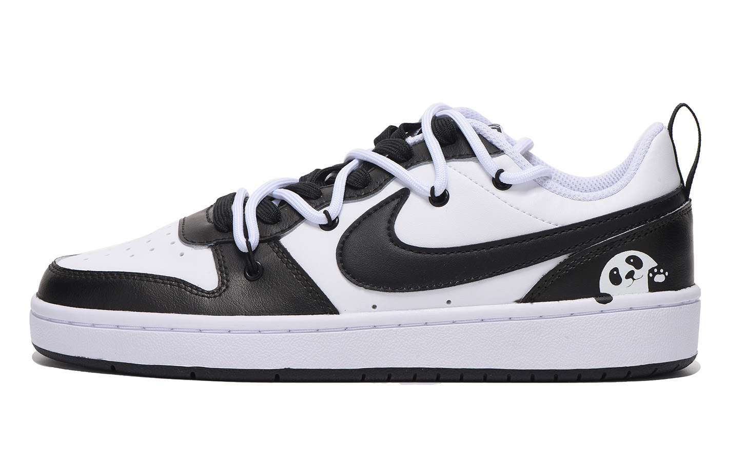 Buy 【訂製球鞋】 Nike Court Borough Low 2 熊貓 高街 低筒 板鞋 GS 黑白