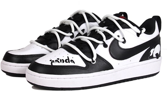 Zapatillas Nike Court Borough Low 2 'Panda Deconstruido' BQ5448-110(TeamJ-女生节解构黑白熊猫) Lookbook Zapatillas Nike Court Borough Low 2 'Panda Deconstruido' BQ5448-110(TeamJ-女生节解构黑白熊猫)