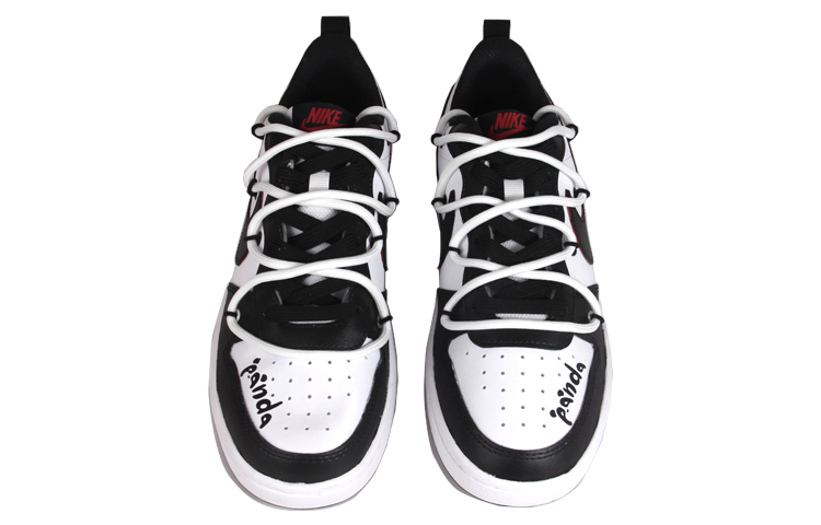 Shop 나이키 커스텀 보로우 로우2 '판다 디컨스트럭티드' BQ5448-110(TeamJ-女生节解构黑白熊猫)