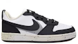 Order 【客製化球鞋】 Nike Court Borough Low 2 熊貓 雙鉤 古董塗鴉 泡沫厚底 低筒 板鞋 GS 黑白灰