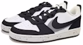 Lookbook 【客製化球鞋】 Nike Court Borough Low 2 熊貓 雙鉤 古董塗鴉 泡沫厚底 低筒 板鞋 GS 黑白灰