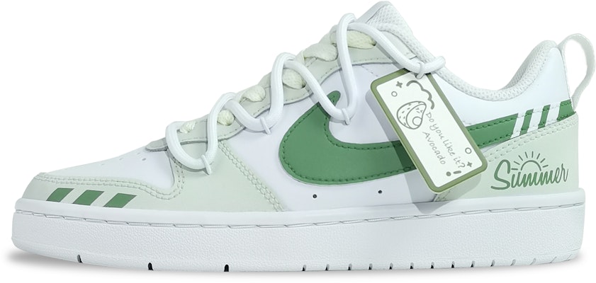 Nike Court Borough Low 2 "Líneas Paralelas" Blancas/Verdes BQ5448-100(TeamEight-女款GS平行线绿) Buy Nike Court Borough Low 2 "Líneas Paralelas" Blancas/Verdes BQ5448-100(TeamEight-女款GS平行线绿)