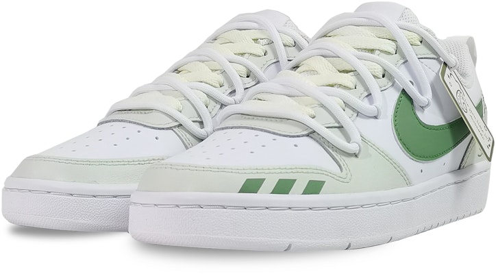 Nike Court Borough Low 2 "Líneas Paralelas" Blancas/Verdes BQ5448-100(TeamEight-女款GS平行线绿) Lookbook Nike Court Borough Low 2 "Líneas Paralelas" Blancas/Verdes BQ5448-100(TeamEight-女款GS平行线绿)