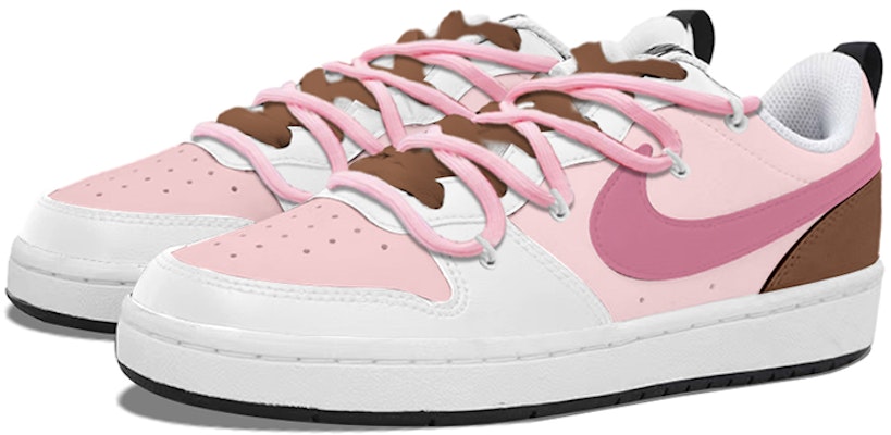 나이키 코트 보로우 로우 2 '피치 우롱 디컨스트럭티드' BQ5448-104(TeamY-女款蜜桃乌龙粉棕) Lookbook 나이키 코트 보로우 로우 2 '피치 우롱 디컨스트럭티드' BQ5448-104(TeamY-女款蜜桃乌龙粉棕)