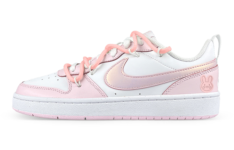 Buy 【カスタムシューズ】ナイキ コート バラウ ロウ 2 'パール光沢のバニーパッチ' DQ0492-100(Team47-女CB兔解粉SBOX)