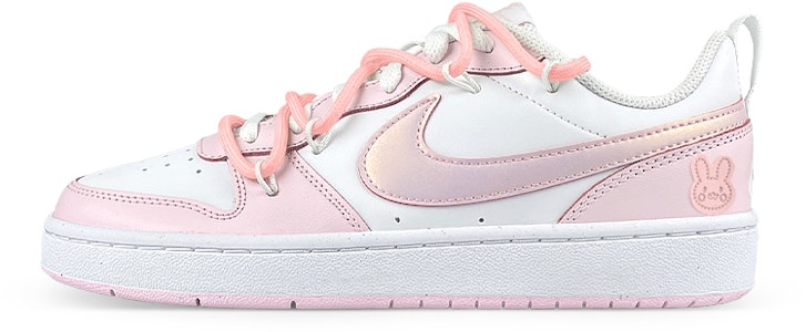 【カスタムシューズ】ナイキ コート バラウ ロウ 2 'パール光沢のバニーパッチ' DQ0492-100(Team47-女CB兔解粉SBOX) Buy 【カスタムシューズ】ナイキ コート バラウ ロウ 2 'パール光沢のバニーパッチ' DQ0492-100(Team47-女CB兔解粉SBOX)