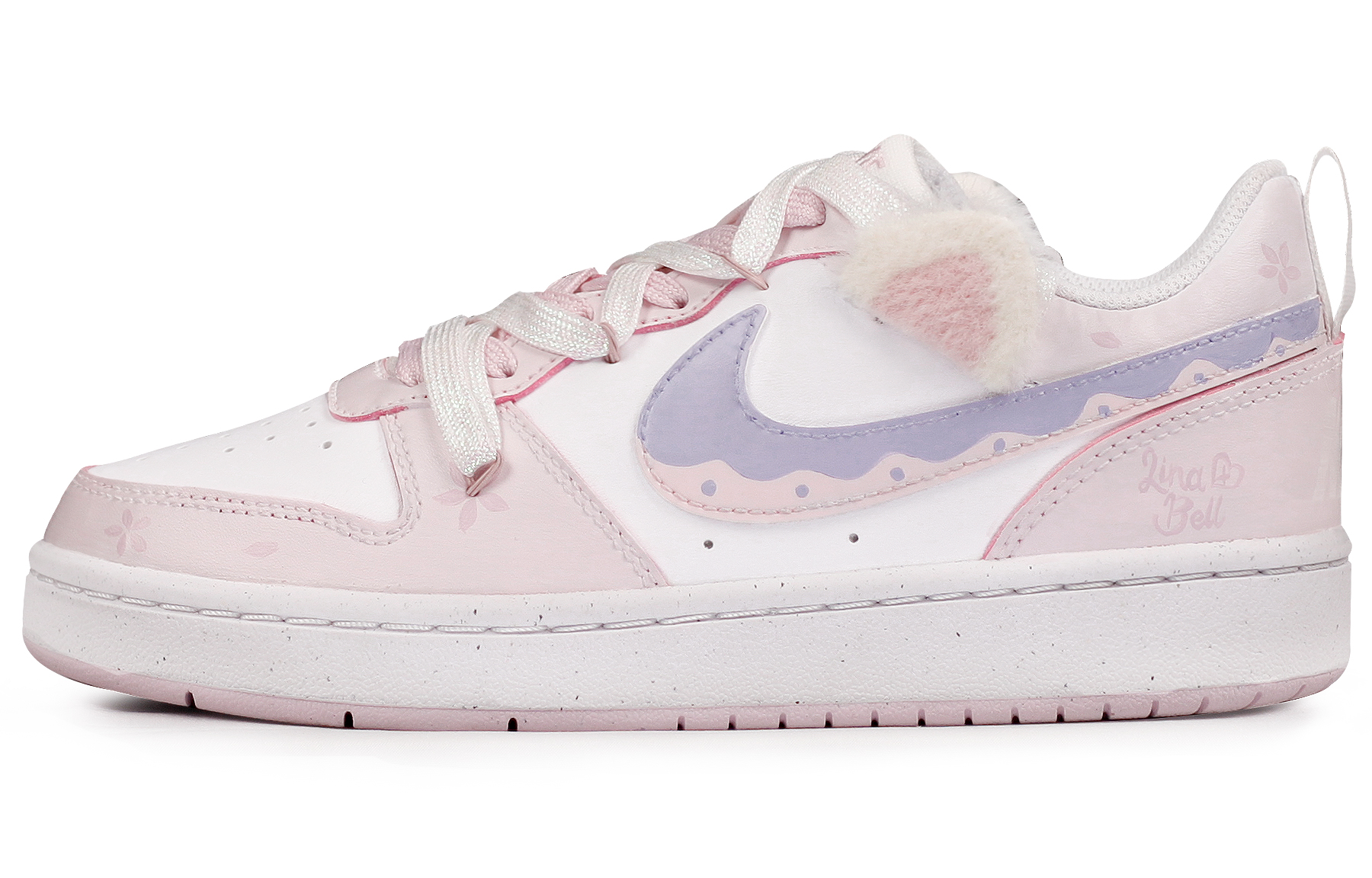 Order [Kasut Custom] Nike Court Borough Low 2 'Pink' DV5456-105(Team41-粉色狐狸)