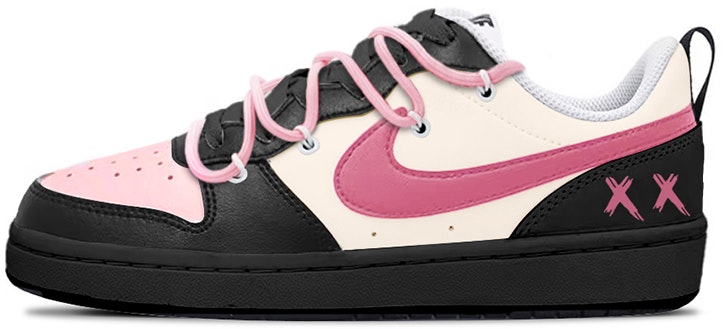 custom-shoes-nike-court-borough-low-2-pink-black-retro-rebel