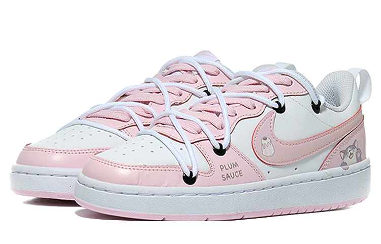 Lookbook [Sepatu Custom] Nike Court Borough Low 2 'Pink Blue Cat' DQ0492-100(Team10-可爱蓝猫QD)