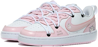 【訂製球鞋】Nike Court Borough 2 可愛藍貓 休閒 低筒 板鞋 GS 粉色 Lookbook 【訂製球鞋】Nike Court Borough 2 可愛藍貓 休閒 低筒 板鞋 GS 粉色