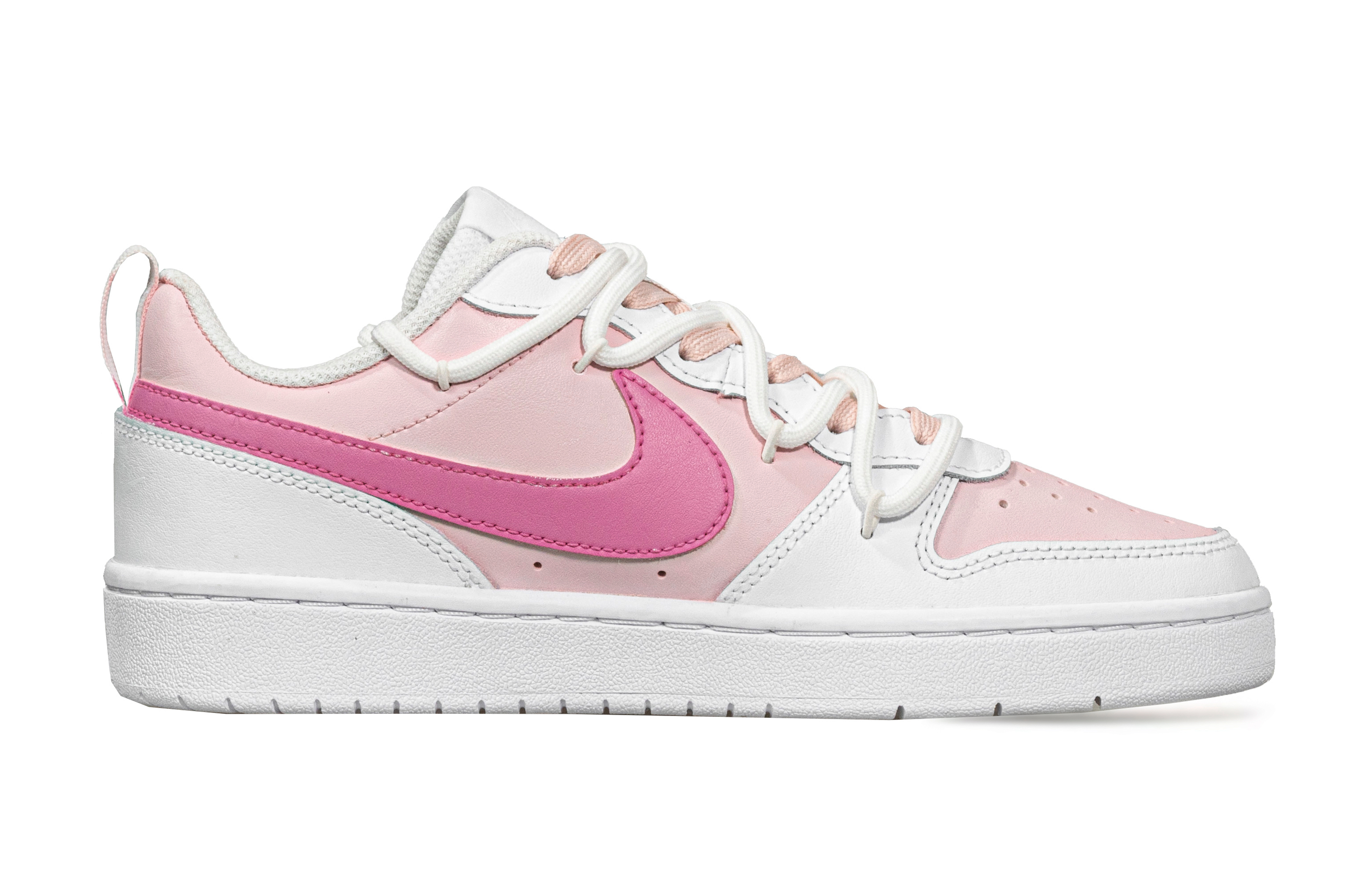 [Custom Shoes] Nike Court Borough Low 2 'Pink Butterfly Knot' 圖 2