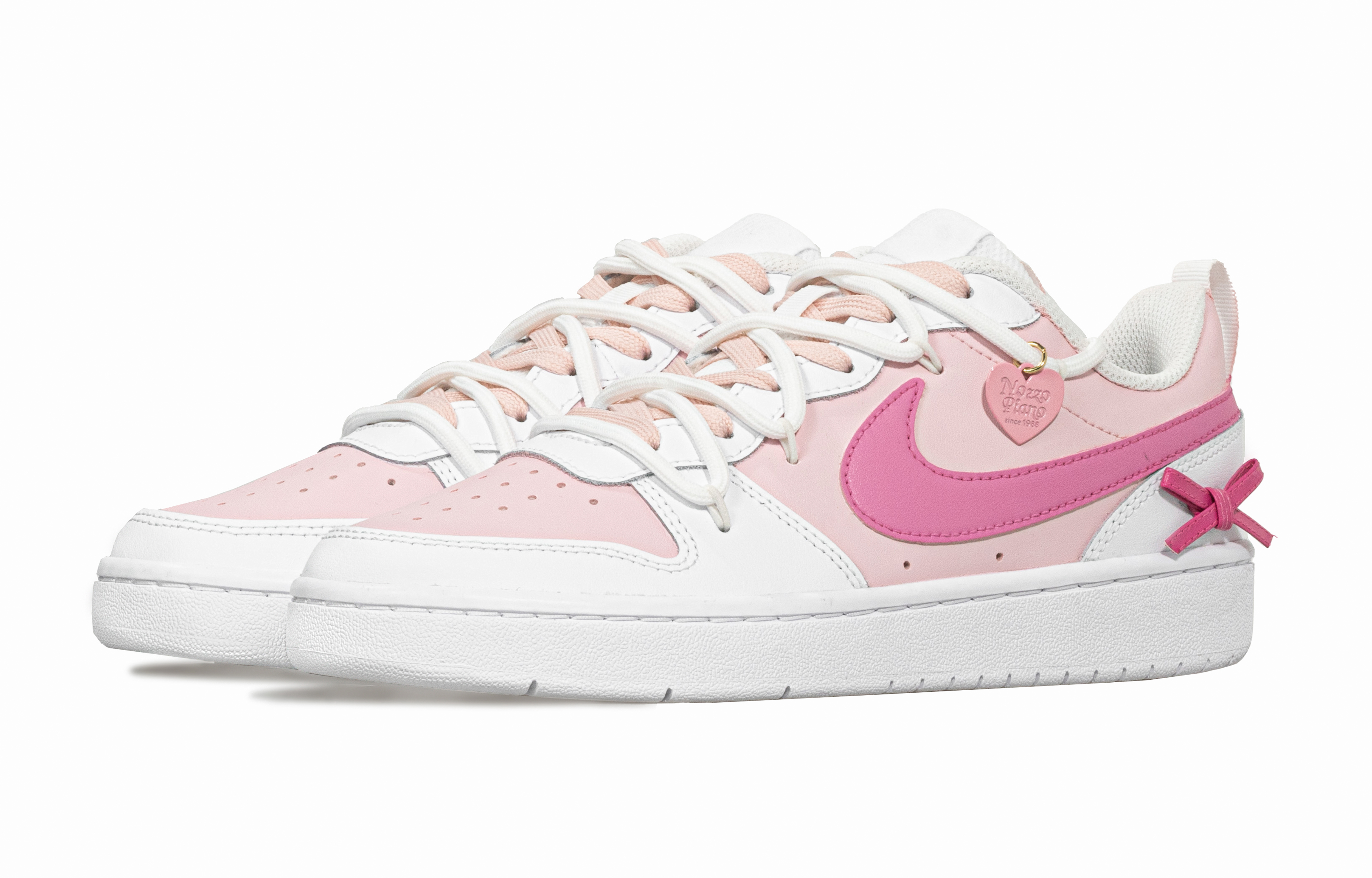 [Custom Shoes] Nike Court Borough Low 2 'Pink Butterfly Knot' 圖 3