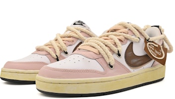 【カスタムシューズ】ナイキ コート バロー Low 2 'ピンクチョコレート' BQ5448-104(Team77-粉色甜心) Lookbook 【カスタムシューズ】ナイキ コート バロー Low 2 'ピンクチョコレート' BQ5448-104(Team77-粉色甜心)