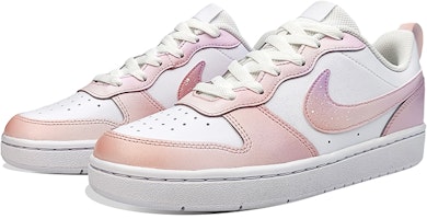 【訂製球鞋】Nike Court Borough Low 2 粉色星河 漸變 淑女風 甜美 低筒 運動鞋 GS 白粉 Shop 【訂製球鞋】Nike Court Borough Low 2 粉色星河 漸變 淑女風 甜美 低筒 運動鞋 GS 白粉