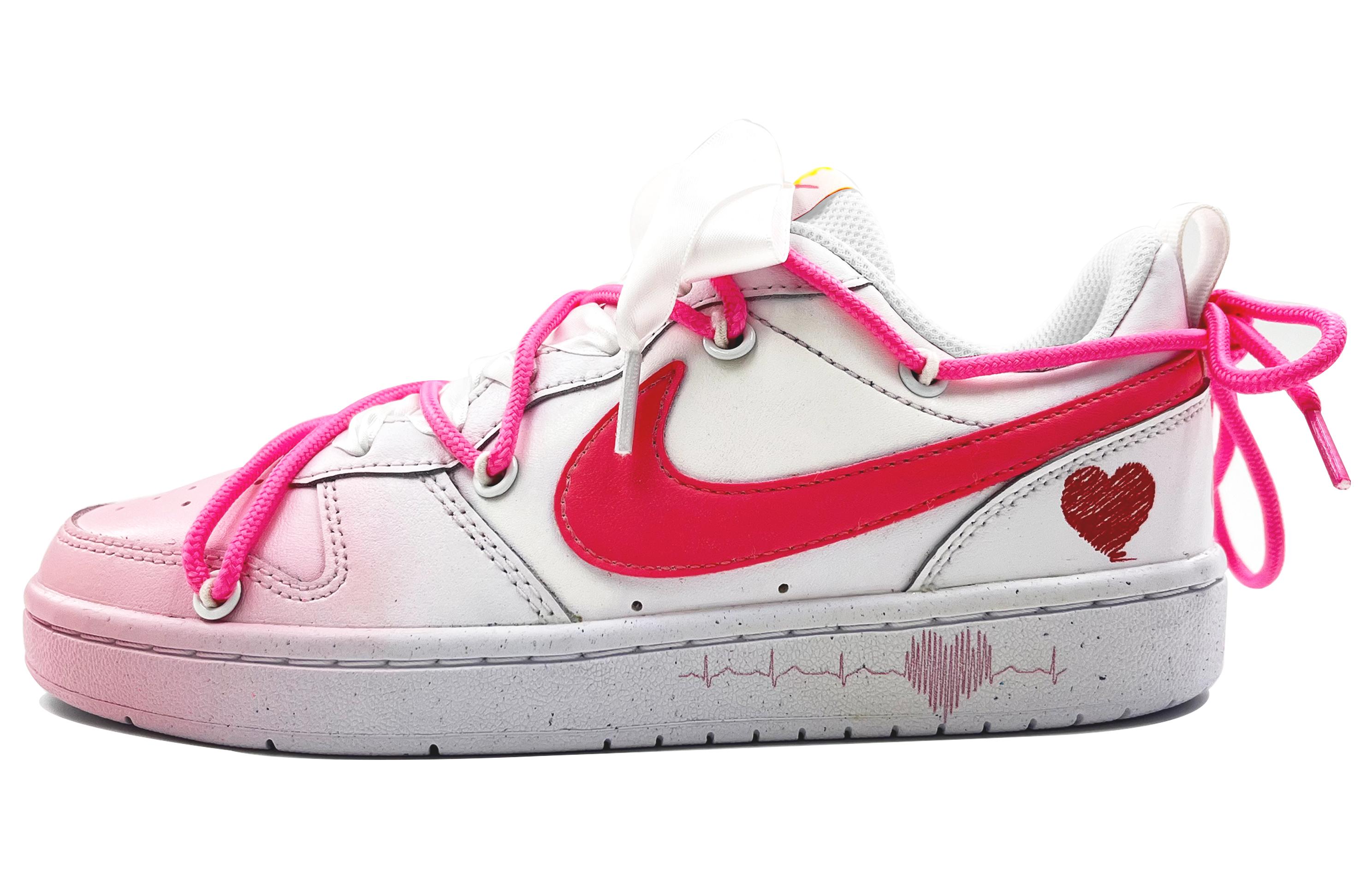 Buy [Zapatillas Personalizadas] Nike Court Borough Low 2 'Pink Graffiti Love'. BQ5448-124-466794