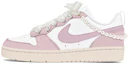 Buy 【訂製球鞋】 Nike Court Borough Low 2 復古珍珠 櫻花少女 油畫風 絲綢 低筒 板鞋 GS 粉色