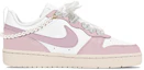 Order 【訂製球鞋】 Nike Court Borough Low 2 復古珍珠 櫻花少女 油畫風 絲綢 低筒 板鞋 GS 粉色