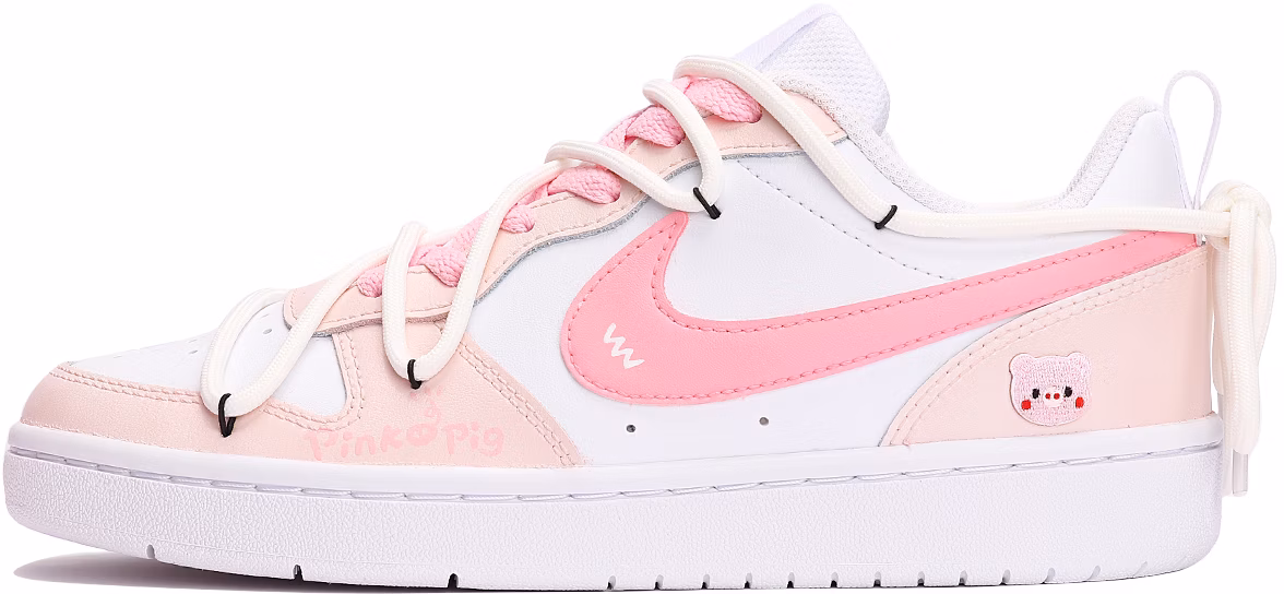 custom-shoes-nike-court-borough-low-2-pink-pig