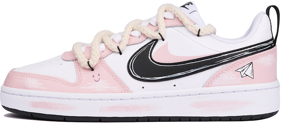 定制鞋款 Nike Court Borough Low 2 '粉色天空纸飞机' BQ5448-104(TeamThree-女款粉色晴空粉白) Buy 定制鞋款 Nike Court Borough Low 2 '粉色天空纸飞机' BQ5448-104(TeamThree-女款粉色晴空粉白)