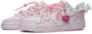 나이키 코트 보로우 로우 2 "핑크 스플래터 플레임" (커스텀) DQ0492-100(Team35-一见倾心)