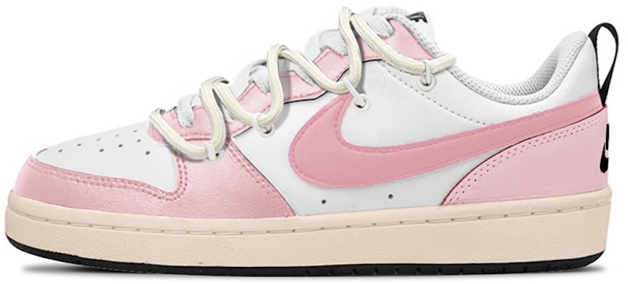 나이키 코트 보로우 로우2 '핑크 화이트 벚꽃 디스트레스드' BQ5448-104(TeamY-女款复古樱花少年粉白) Buy 나이키 코트 보로우 로우2 '핑크 화이트 벚꽃 디스트레스드' BQ5448-104(TeamY-女款复古樱花少年粉白)