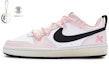 Buy Nike Court Borough Low 2 ‘粉白黑’ 定制运动鞋 BQ5448-104(Team80-女款绝迹浪漫粉白)