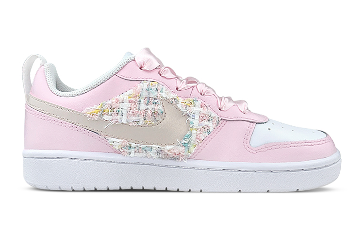 [Custom Shoes] Nike Court Borough Low 2 'Pink White Patchwork' 圖 2