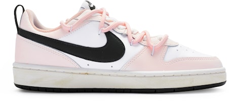 Nike Court Borough Low 2 ‘粉白黑’ 定制运动鞋 BQ5448-104(Team80-女款绝迹浪漫粉白) Order Nike Court Borough Low 2 ‘粉白黑’ 定制运动鞋 BQ5448-104(Team80-女款绝迹浪漫粉白)
