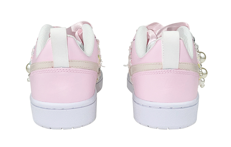 [Custom Shoes] Nike Court Borough Low 2 'Pink White Patchwork' 圖 5