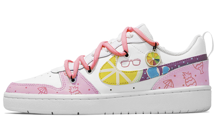 Order Nike Court Borough Low 2 "Fiesta Rosa Amarilla" BQ5448-100(Team127-粉色夏日水果派对)