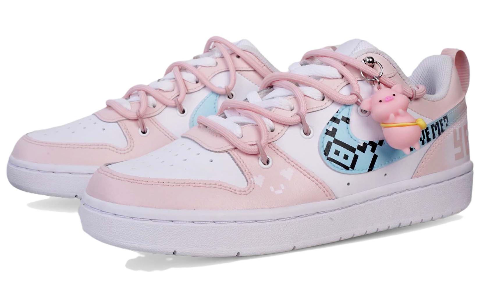 Lookbook 【カスタムシューズ】ナイキ コートバーロウ ロー 2「ピクセルピッグ」 BQ5448-100(Team71-像素小猪)