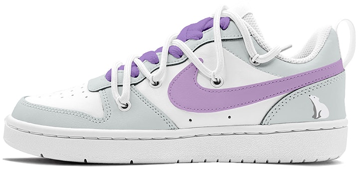 custom-shoes-nike-court-borough-low-2-polar-bear-purple-grey