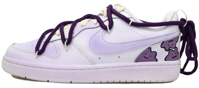 custom-shoes-nike-court-borough-low-2-purple-monster-graffiti