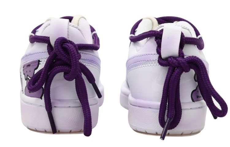 Shop ナイキ コート Borough Low 2 紫モンスター落書きカスタム BQ5448-100(Team拾玖-紫色小怪兽S-BOX)