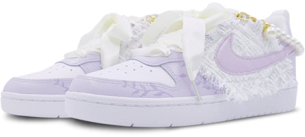 나이키 코트 보로우 로우 2 "퍼플 실크 & 펄" (커스텀) BQ5448-100(Team68-女款小香风温柔紫) Lookbook 나이키 코트 보로우 로우 2 "퍼플 실크 & 펄" (커스텀) BQ5448-100(Team68-女款小香风温柔紫)