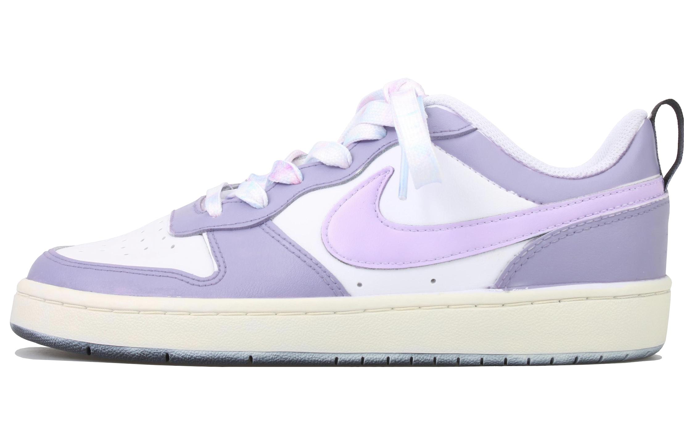 Buy [Kasut Custom] Nike Court Borough Low 2 'Ubi Keledek Ungu' BQ5448-104(Team33-紫薯芋紫-女款-紫白）