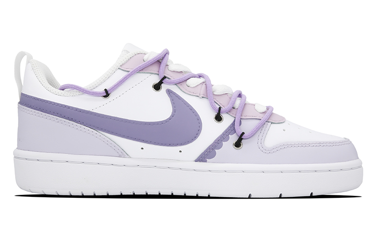 Order [Zapatillas Personalizadas] Nike Court Borough Low 2 'Morado Blanco' BQ5448-100(Team73-香芋蛋糕女款)