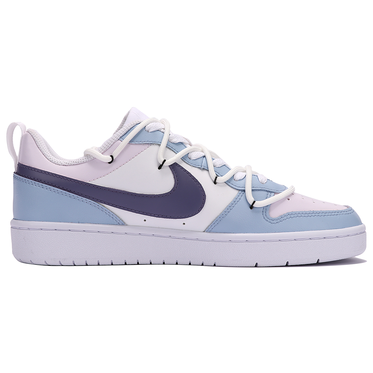 Order 【カスタムシューズ】ナイキ コートボロー LOW 2 '清廉唯 解体' BQ5448-100(TeamThree-青莲宇-蓝紫)