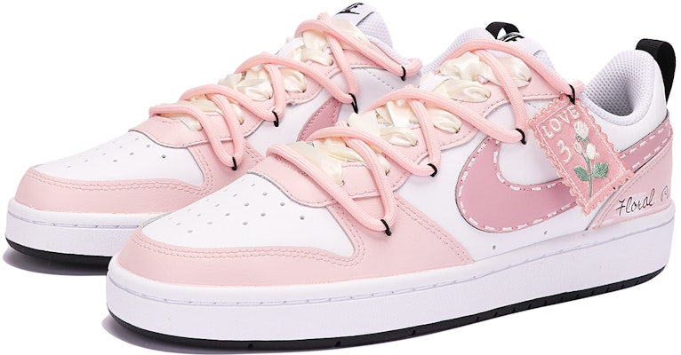 나이키 커스텀 코트 보로우 로우 2 '핑크 로맨스' (Qixi) BQ5448-104(TeamThree-信的恋人-玫粉) Lookbook 나이키 커스텀 코트 보로우 로우 2 '핑크 로맨스' (Qixi) BQ5448-104(TeamThree-信的恋人-玫粉)