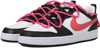 【定制球鞋】 Nike Court Borough Low 2 樹莓粉 低幫 板鞋 GS 黑粉 Lookbook 【定制球鞋】 Nike Court Borough Low 2 樹莓粉 低幫 板鞋 GS 黑粉