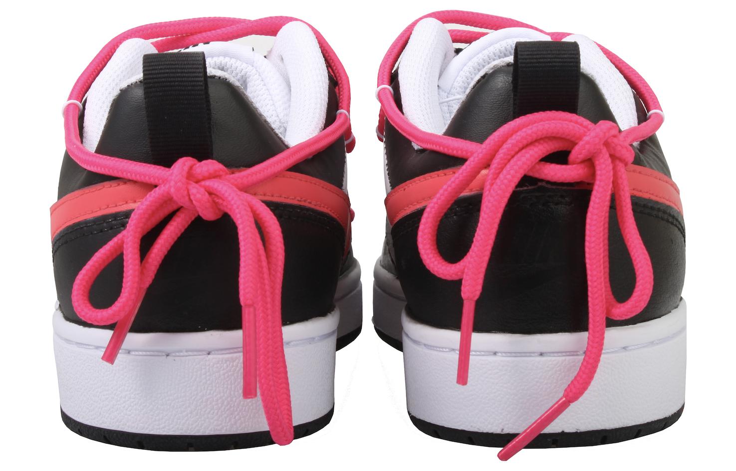 Shop [定制鞋] 耐克Court Borough Low 2 '覆盆莓粉' BQ5448-104(Team33-树莓粉-女款-黑粉）