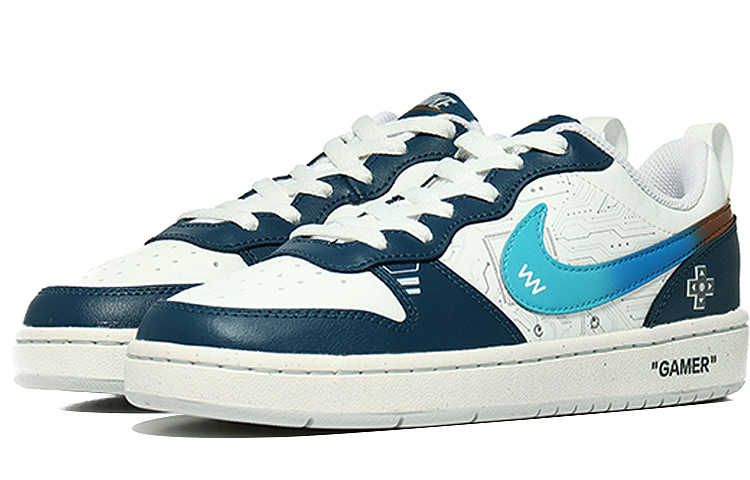 Lookbook Zapatillas Nike Court Borough Low 2 'Ready Player One Future Tech Blanco' BQ5448-121(Team10-头号玩家)