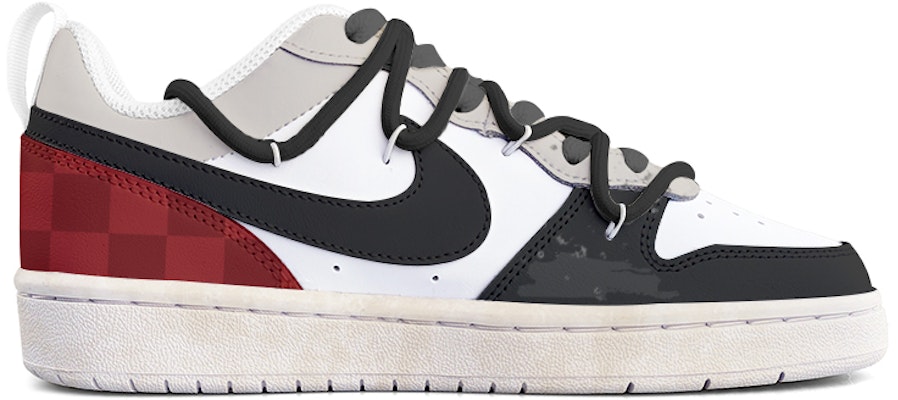 【カスタムシューズ】ナイキ コート バロー ロー 2 'レッドプラッド' BQ5448-100(Team13-红格子) Order 【カスタムシューズ】ナイキ コート バロー ロー 2 'レッドプラッド' BQ5448-100(Team13-红格子)
